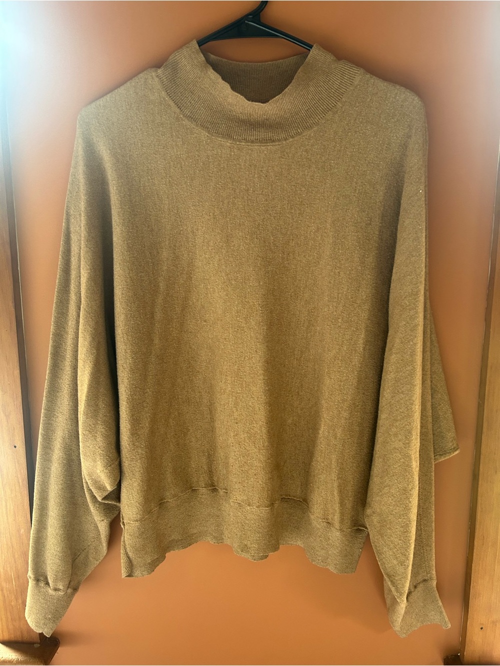 H&M Women's Camel Brown Turtleneck Sweater